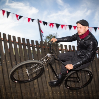 Bill Pollard -  Wearing J-W Gum Boots as part of his ‘Bomberdrome’ riding attire