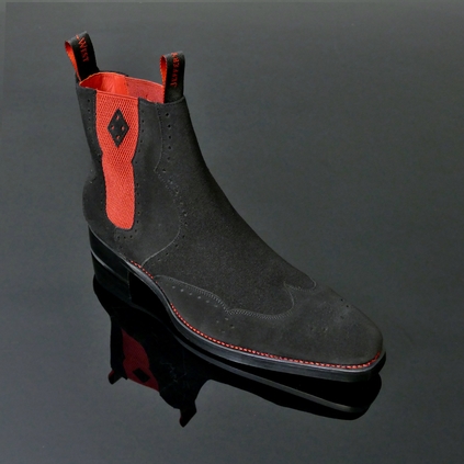 Dexter - 'Novikov' Suede Punch Chelsea Boot