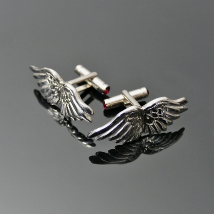 CUFFLINKS - 'ICARUS WINGS' - Polished finsh