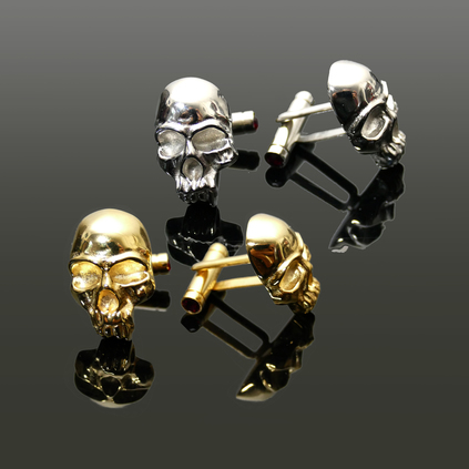 'Nosferatu' Skull Cufflinks