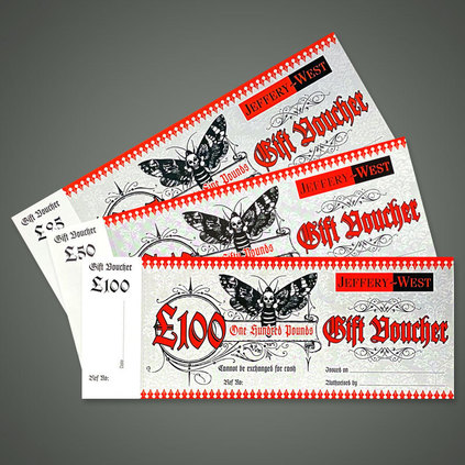 Jeffery West Online Gift Vouchers