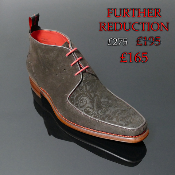 Melly 'Deadly' Embossed Apron Chukka Boot