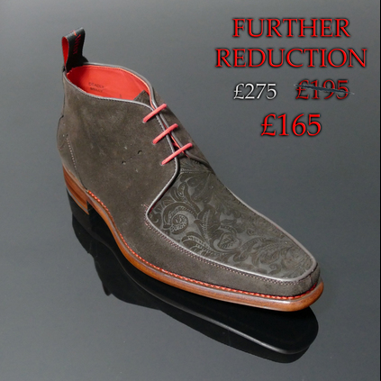 Melly 'Deadly' Embossed Apron Chukka Boot