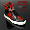 Apollo K871 'LOVE NOT BULLETS' Hi-Top