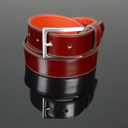 DIRK JEANS BELT - COGNAC CALF