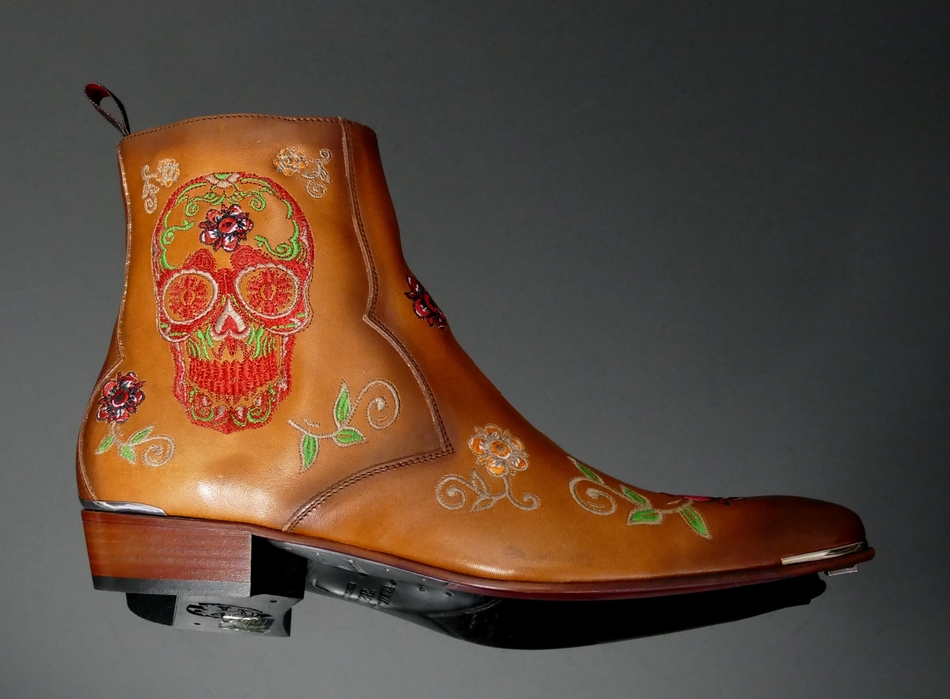 Sugar skull best sale cowboy boots