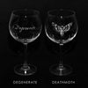 Set of 2 Crystal Wine glasses