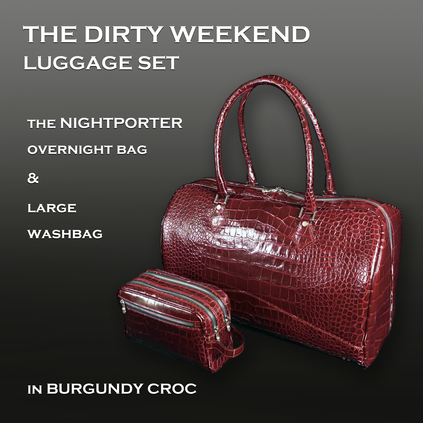 DIRTY WEEKEND - BURGUNDY CROC