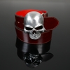 INFAMOUS BELT - 'VAMPYR' SKULL - COGNAC CALF