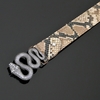 Decadent belt - ‘Basilisk’ Natural Diamante Snake