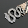 Decadent belt - ‘Basilisk’ Natural Diamante Snake