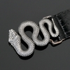 Decadent belt - ‘Basilisk’ Black Diamante Snake