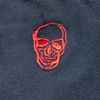 Navy with Red skull