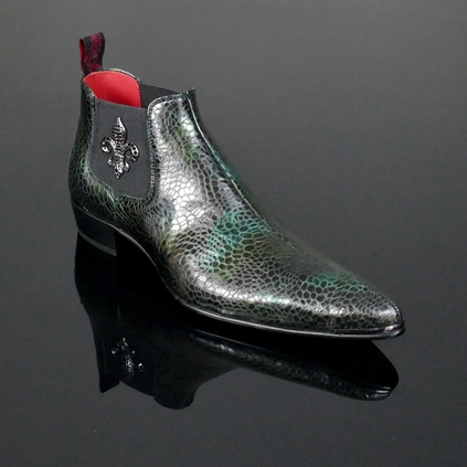 Manic K977 'Heraldic' Low Chelsea Boot